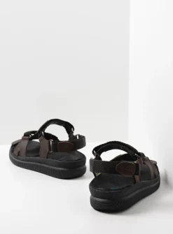 DAMES Wolky Sandalen<Action Lady - bruin gevet leer