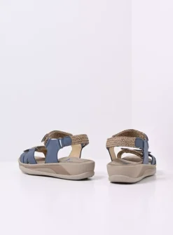 DAMES Wolky Sandalen<Acula - jeans nubuck
