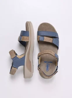 DAMES Wolky Sandalen<Acula - jeans nubuck