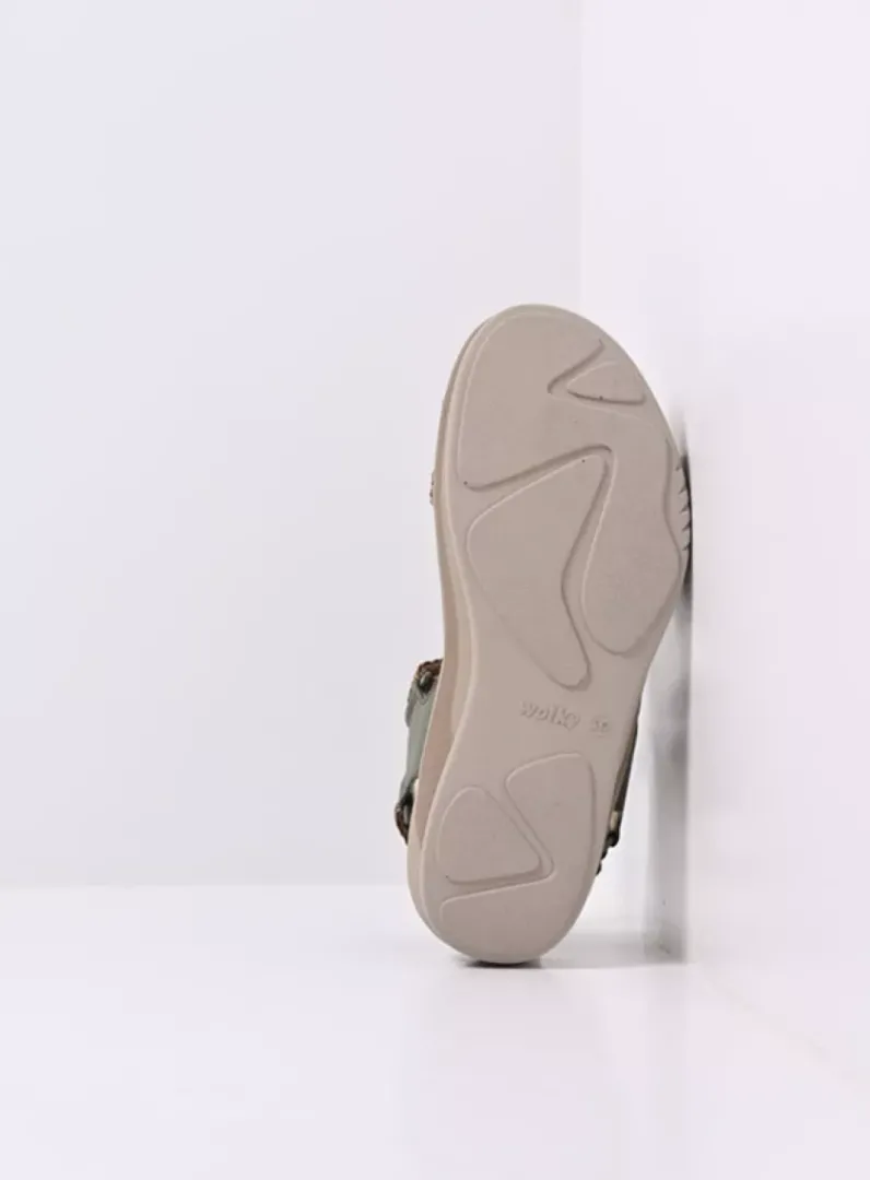 DAMES Wolky Sandalen<Acula - saliegroen nubuck