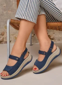 DAMES Wolky Sandalen<Adura - denim nubuck