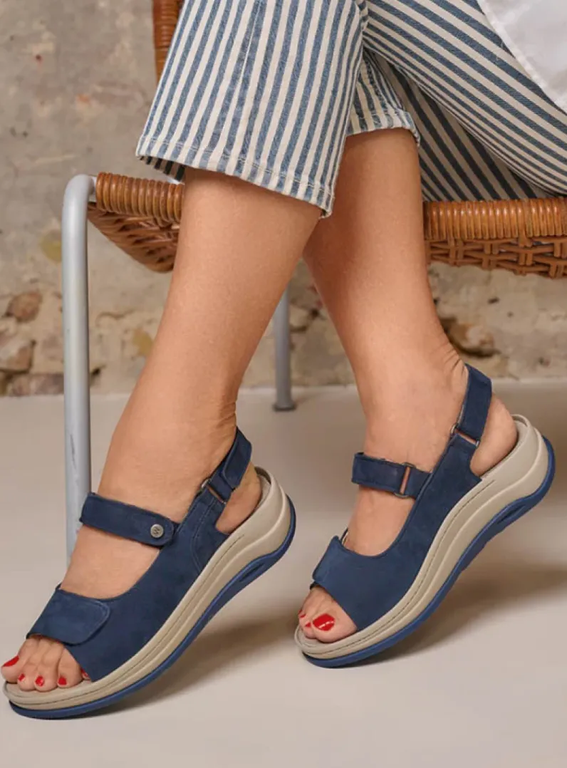 DAMES Wolky Sandalen<Adura - denim nubuck