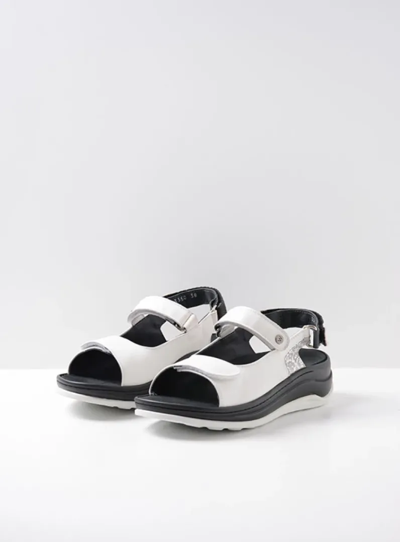 DAMES Wolky Sandalen<Adura - wit leer