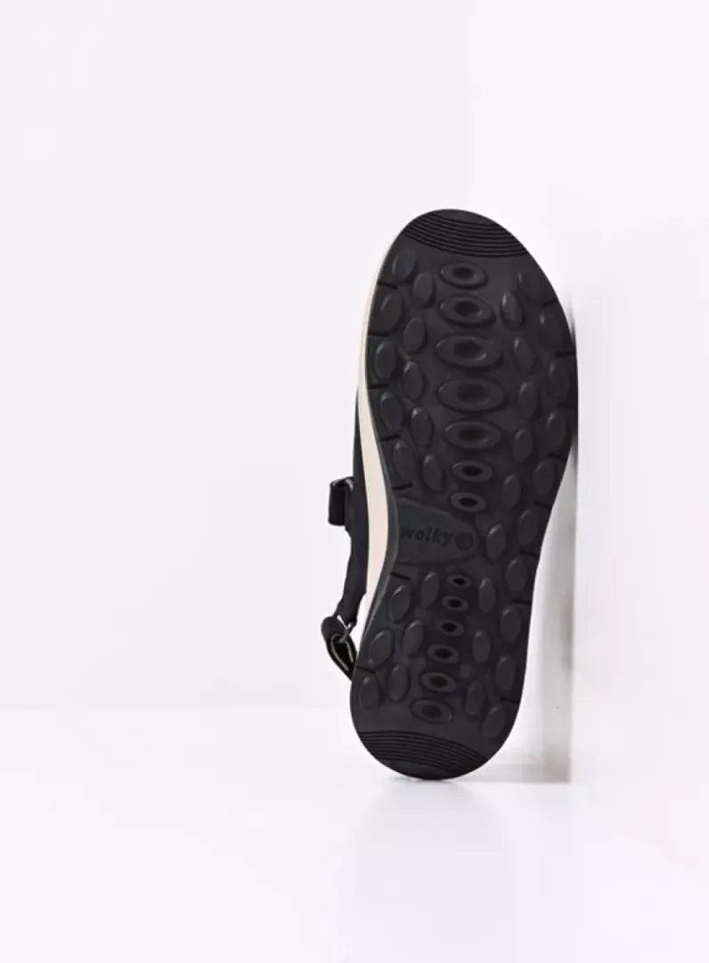 DAMES Wolky Sandalen<Adura - zwart nubuck