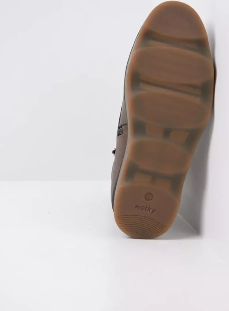 DAMES Wolky Veterlaarzen|Herfst/Winter<Akita HV - brons leer