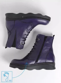 DAMES Wolky Veterlaarzen|Herfst/Winter<Akita HV - paars leer