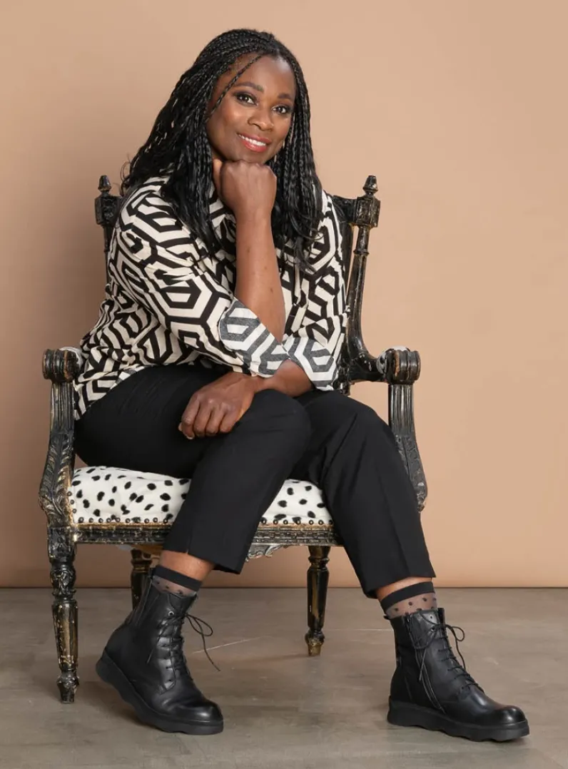 DAMES Wolky Veterlaarzen|Herfst/Winter<Akita HV - zwart leer