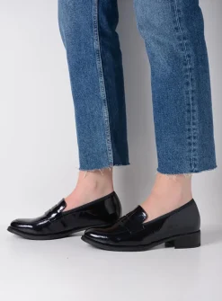 DAMES Wolky Instappers|Herfst/Winter<Alabama F2F - blauw lak stretch biocare