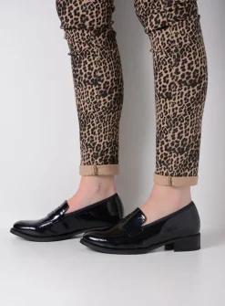 DAMES Wolky Instappers|Herfst/Winter<Alabama F2F - blauw lak stretch biocare