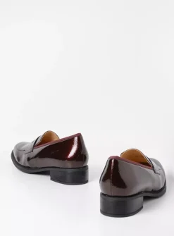 DAMES Wolky Instappers|Herfst/Winter<Alabama F2F - bordeaux lak stretch biocare