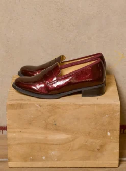 DAMES Wolky Instappers|Herfst/Winter<Alabama F2F - bordeaux lak stretch biocare