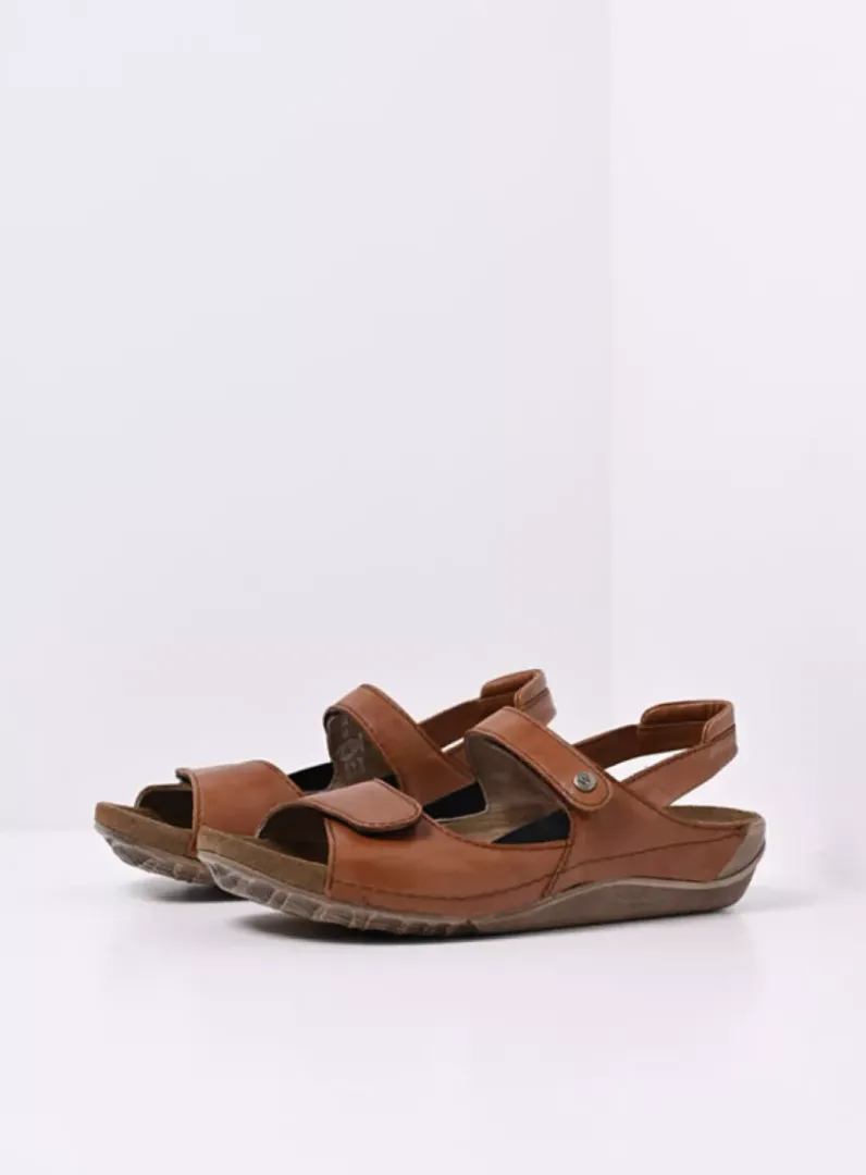 DAMES Wolky Sandalen<Alberta - naturel leer