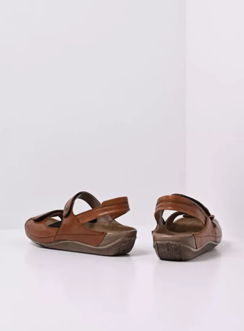 DAMES Wolky Sandalen<Alberta - naturel leer