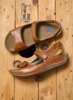 DAMES Wolky Sandalen<Alberta - naturel leer