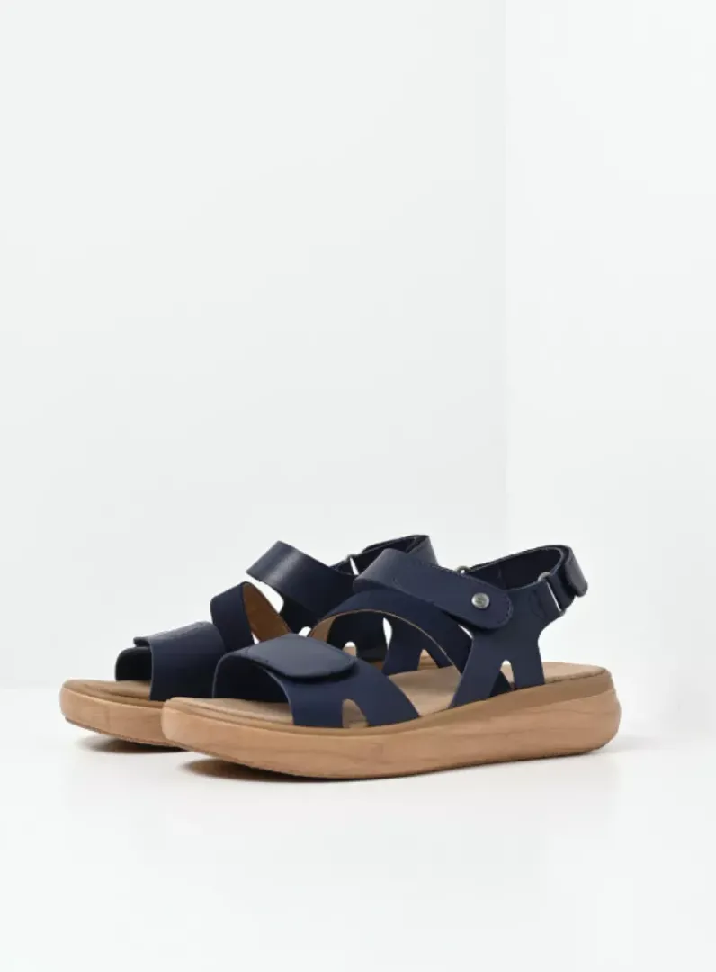 DAMES Wolky Sandalen<Amara - blauw biocare