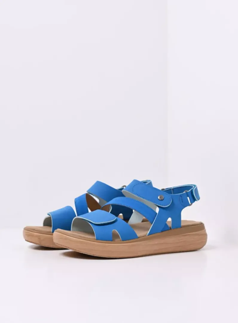 DAMES Wolky Sandalen<Amara - hemelsblauw biocare