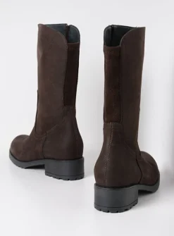 DAMES Wolky Halfhoge Laarzen|Herfst/Winter<Ansina F2F - bruin nubuck
