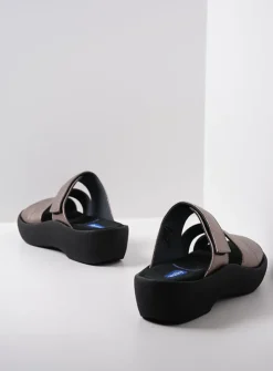 DAMES Wolky Slippers<Aporia - brons leer