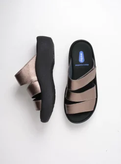 DAMES Wolky Slippers<Aporia - brons leer