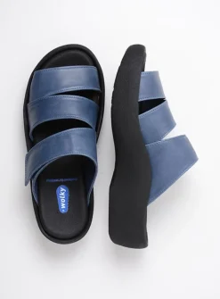 DAMES Wolky Slippers<Aporia - jeans leer