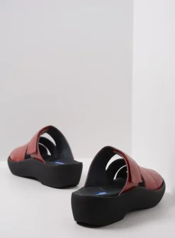 DAMES Wolky Slippers<Aporia - rood leer