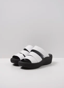 DAMES Wolky Slippers<Aporia - wit leer