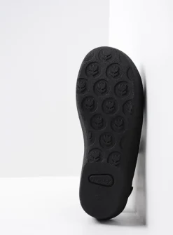 DAMES Wolky Slippers<Aporia - zwart/blauw suede