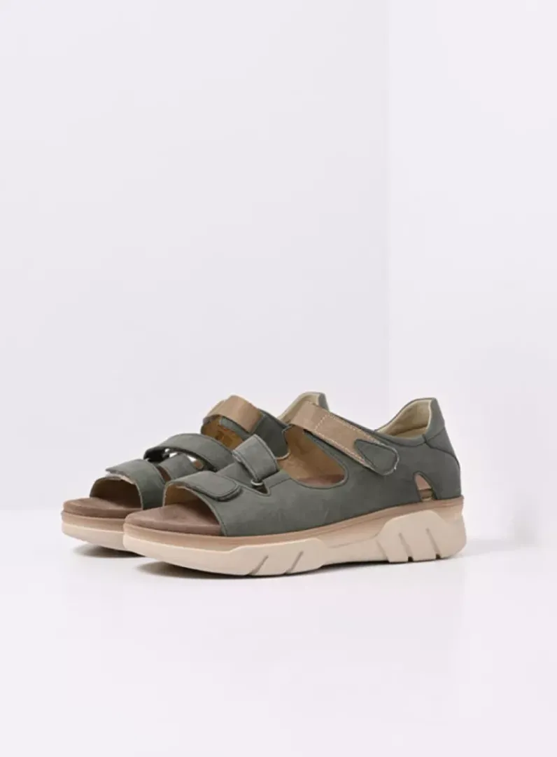 DAMES Wolky Sandalen<Blaze - saliegroen nubuck