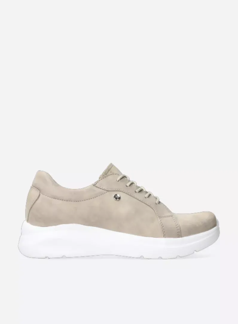 DAMES Wolky Lage Veterschoenen|Sneakers<Blitz - safari effectleer