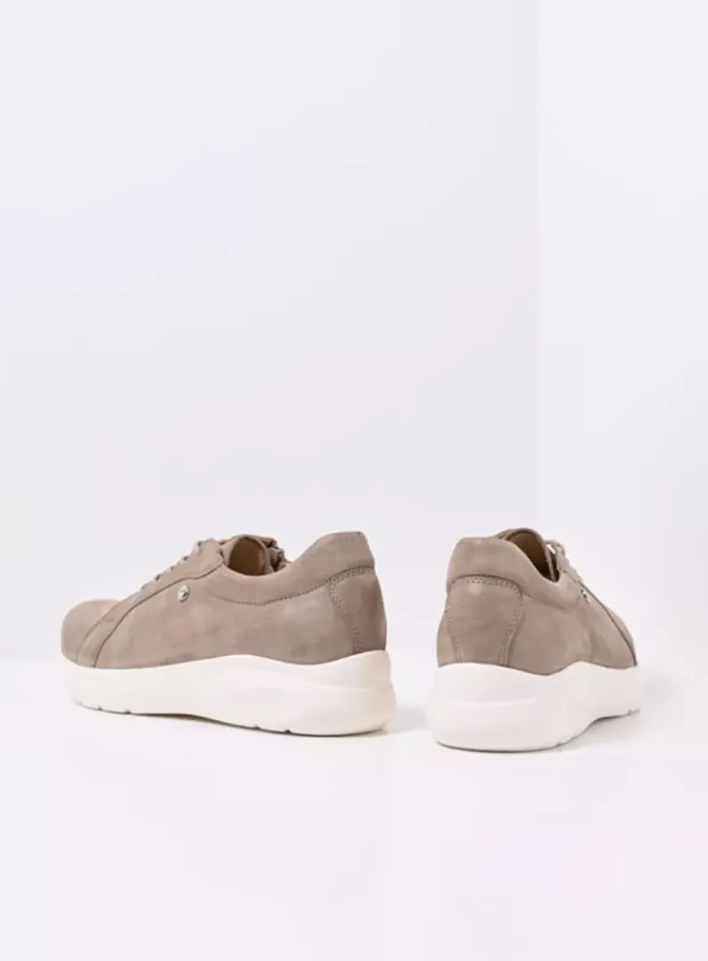 DAMES Wolky Lage Veterschoenen|Sneakers<Blitz - safari effectleer