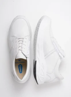 DAMES Wolky Lage Veterschoenen|Wandelschoenen<Bounce - wit leer