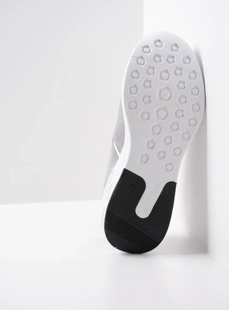 DAMES Wolky Lage Veterschoenen|Wandelschoenen<Bounce - wit/grijs combi leer