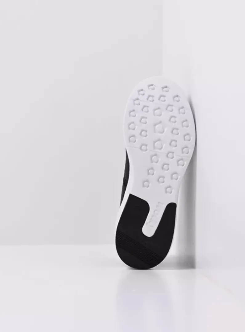 DAMES Wolky Wandelschoenen|Sneakers<Bounce S2F - zwart/wit combi stretch leer