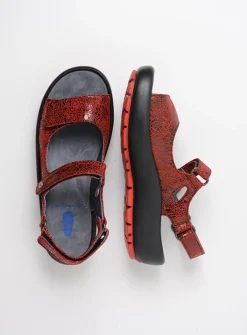 DAMES Wolky Sandalen<Brasilia - rood leer