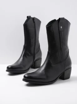DAMES Wolky Cowboylaarzen|Herfst/Winter<Caprock HV - zwart leer