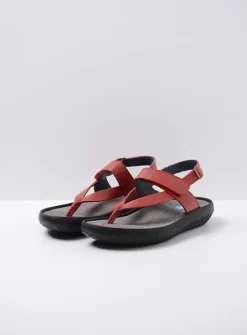 DAMES Wolky Sandalen<Cebu - rood leer