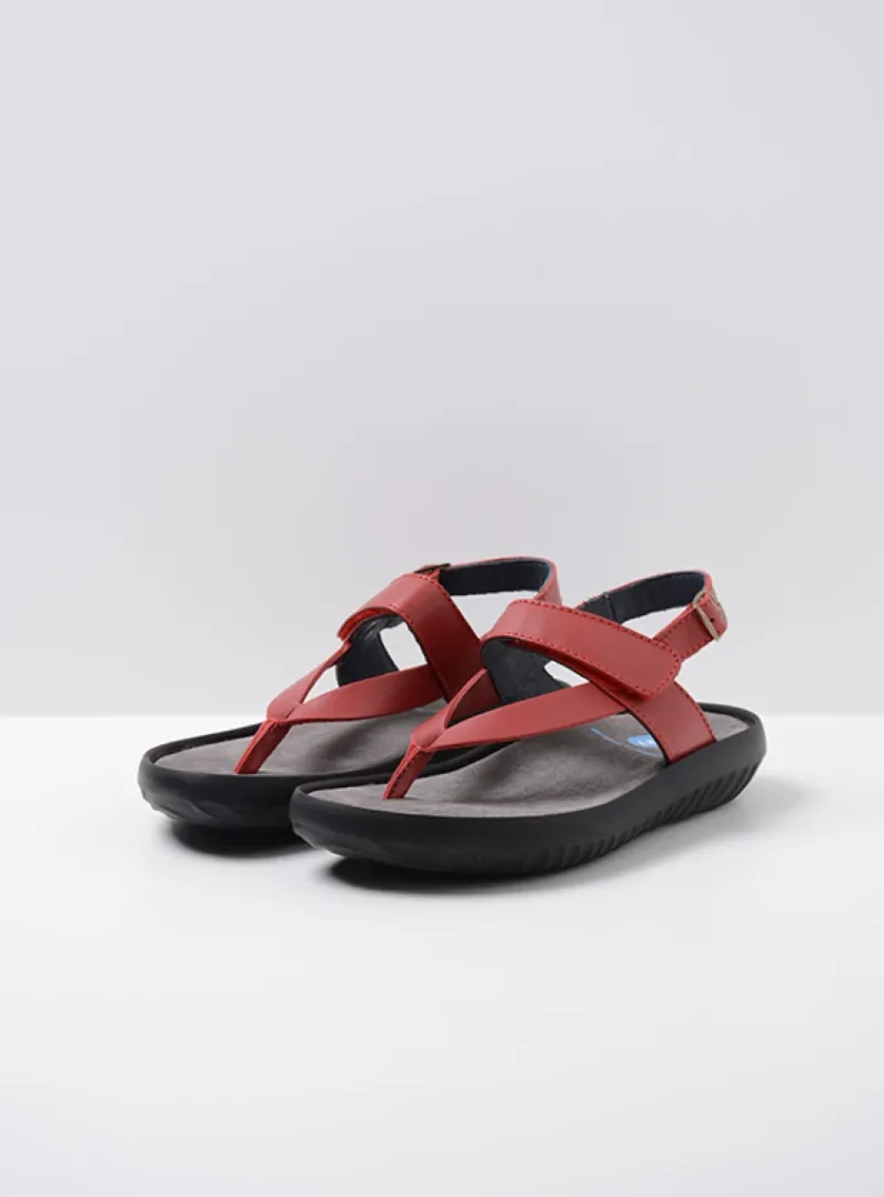 DAMES Wolky Sandalen<Cebu - rood leer