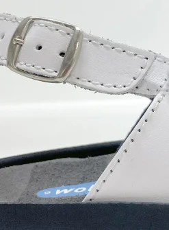 DAMES Wolky Sandalen<Cebu - wit leer