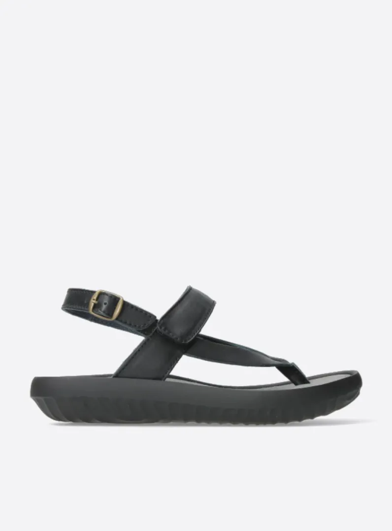 DAMES Wolky Sandalen<Cebu - zwart mat leer