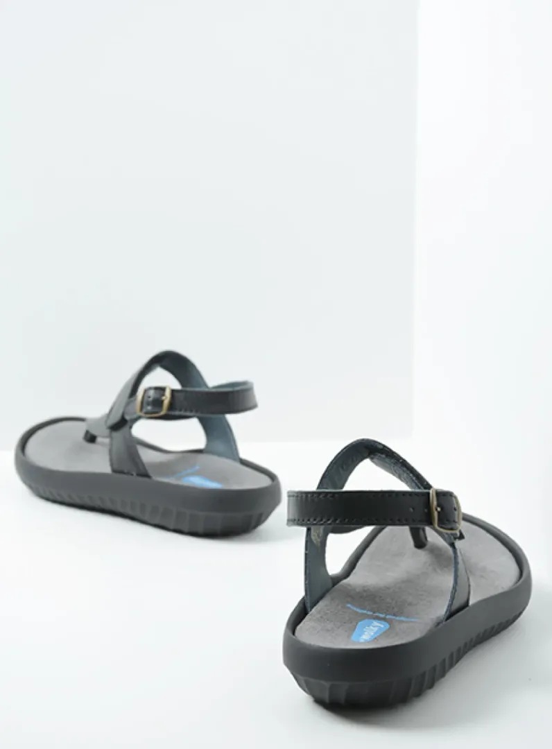 DAMES Wolky Sandalen<Cebu - zwart mat leer