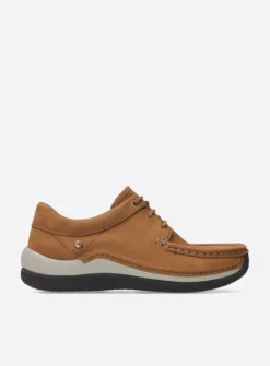 DAMES Wolky Lage Veterschoenen|Sneakers<Celebration - cognac nubuck