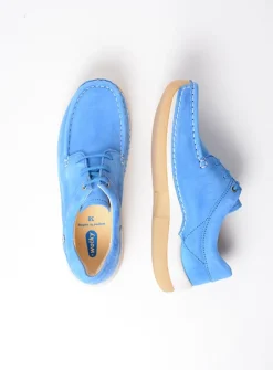 DAMES Wolky Lage Veterschoenen|Sneakers<Celebration - hemelsblauw nubuck