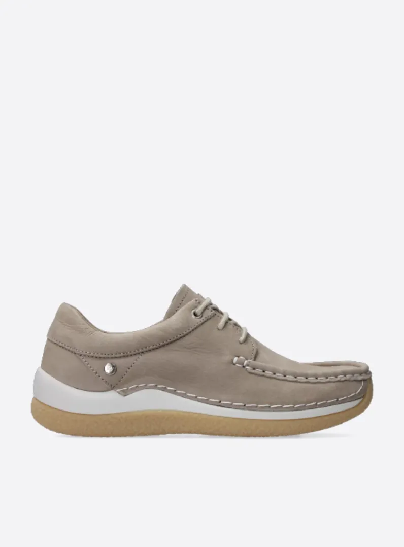 DAMES Wolky Lage Veterschoenen|Sneakers<Celebration - safari nubuck