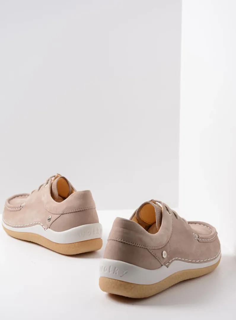 DAMES Wolky Lage Veterschoenen|Sneakers<Celebration - safari nubuck