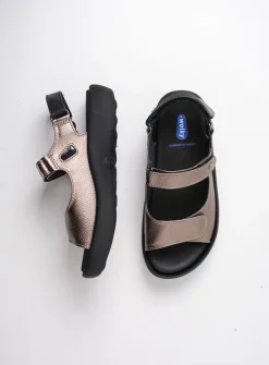 DAMES Wolky Sandalen<Celine XW - brons leer