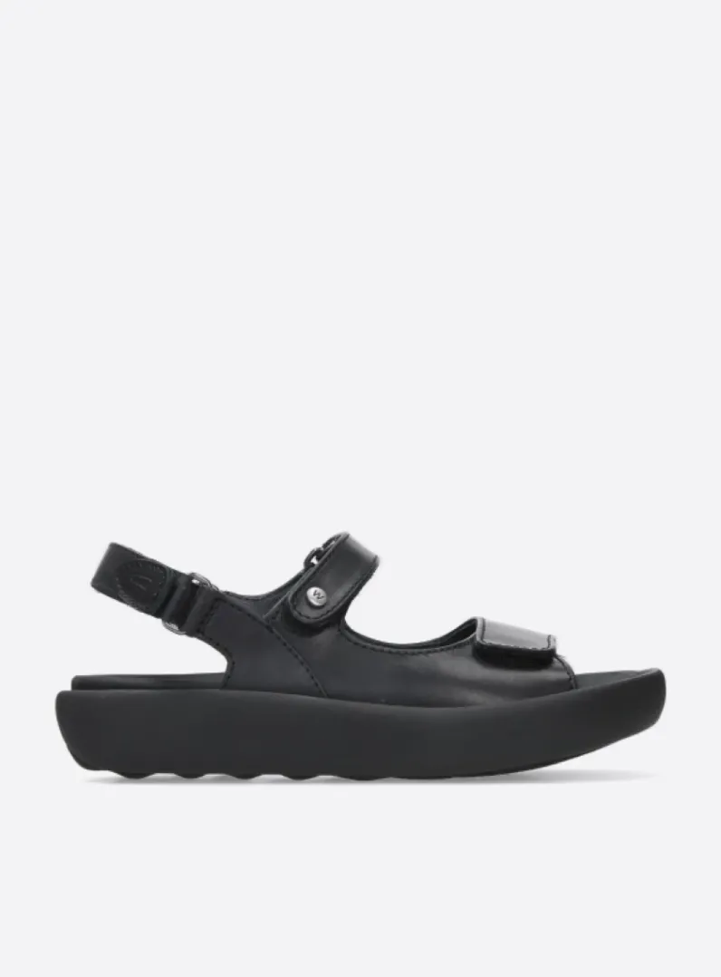 DAMES Wolky Sandalen<Celine XW - zwart leer