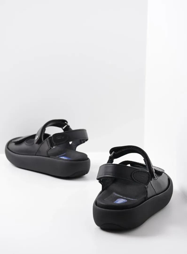 DAMES Wolky Sandalen<Celine XW - zwart leer