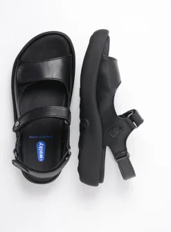 DAMES Wolky Sandalen<Celine XW - zwart leer