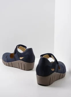DAMES Wolky Bandschoenen<Charlotte - blauw zomer nubuck