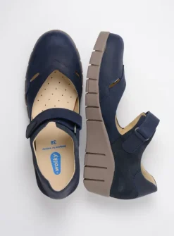 DAMES Wolky Bandschoenen<Charlotte - blauw zomer nubuck